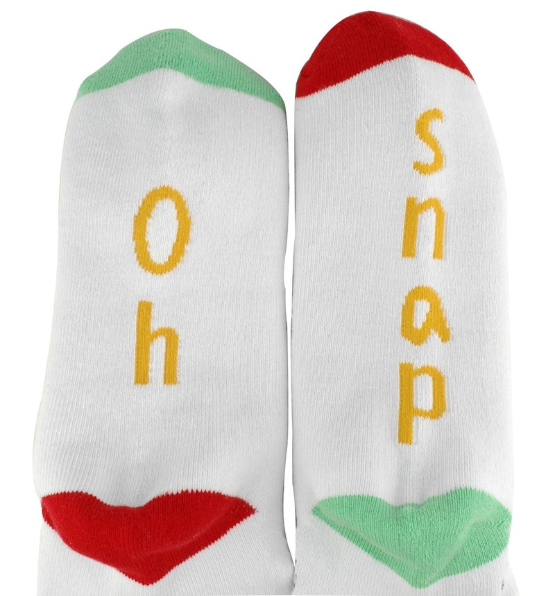 Tree Buddees Unisex Adult - Oh Snap! Funny Gingerbread Man Christmas Socks - Image 5
